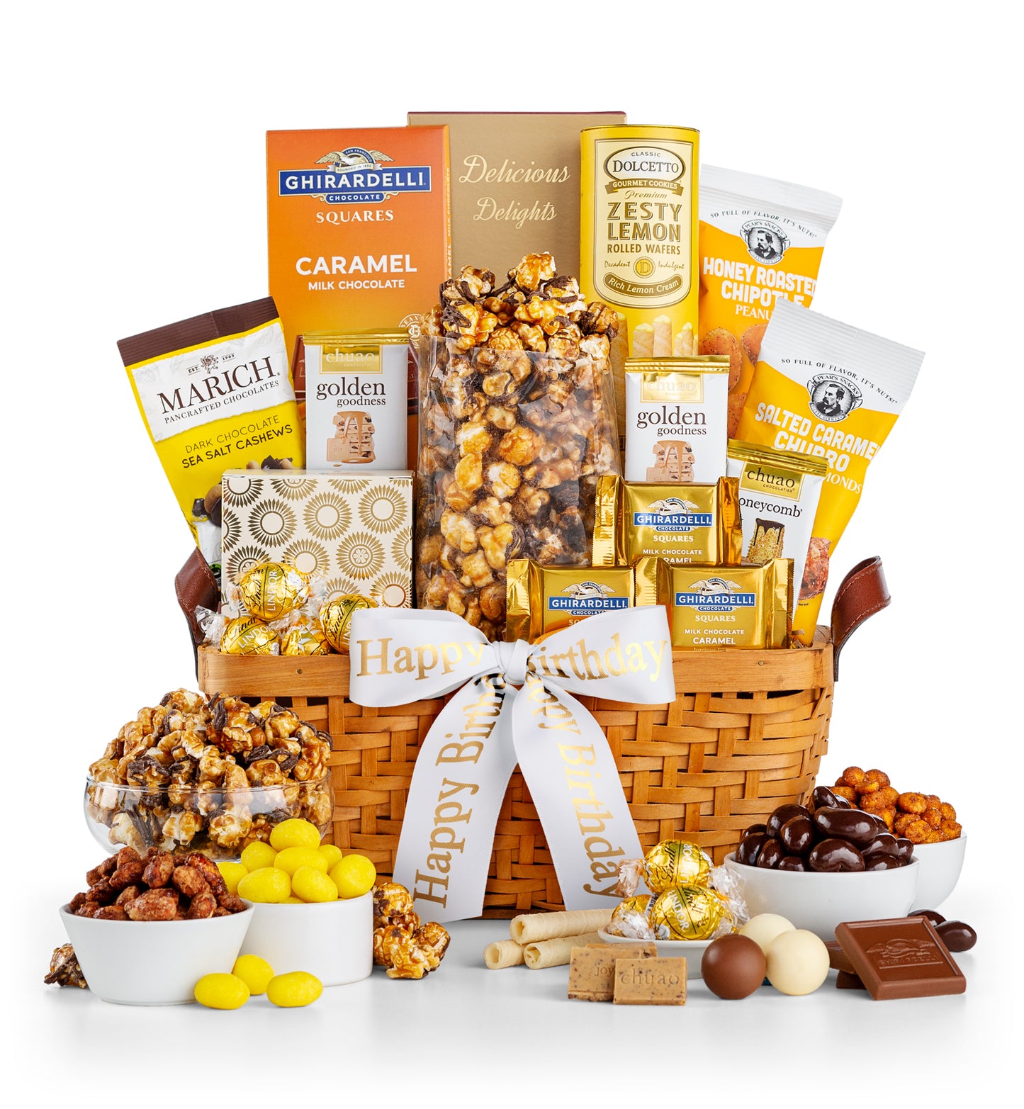 Happy Birthday As Good As Gold Classic Gift Basket