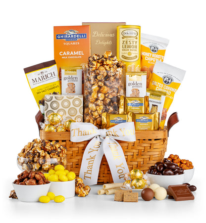 Thank You As Good As Gold Classic Gift Basket