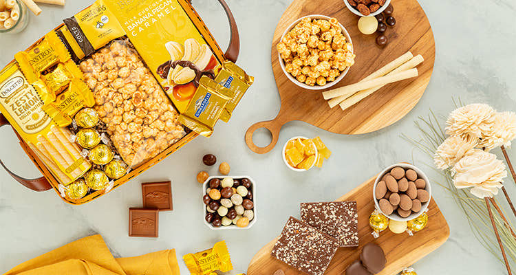 As good as gold gift basket collection