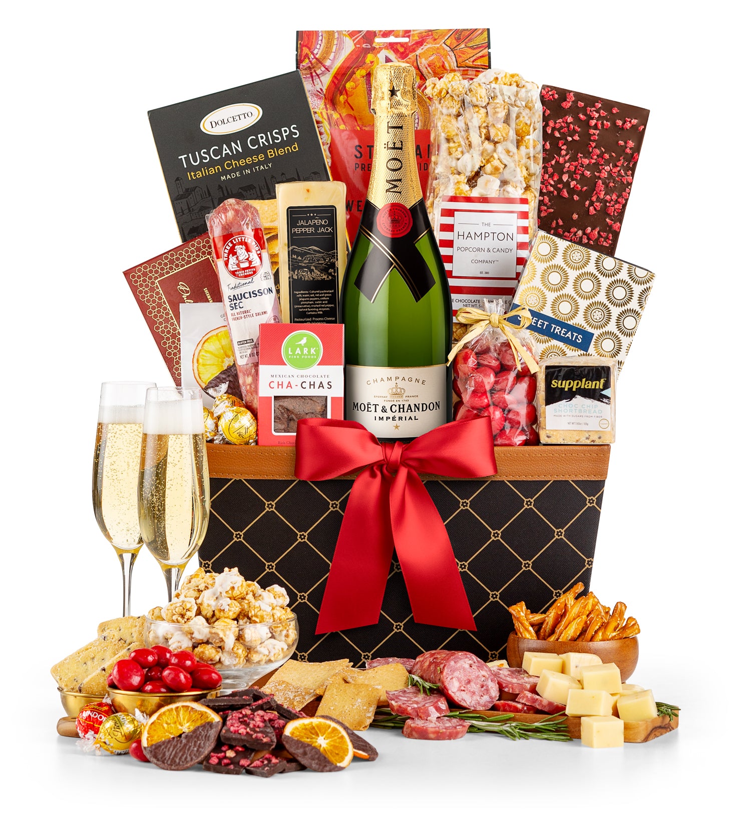 Moet & Chandon Rose Imperial with Christmas Cracker Box, Champagne