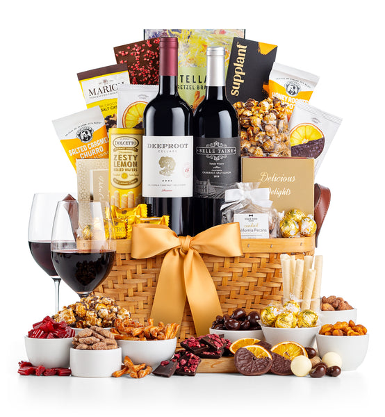 California Sierra Grandeur Wine Gift Basket –