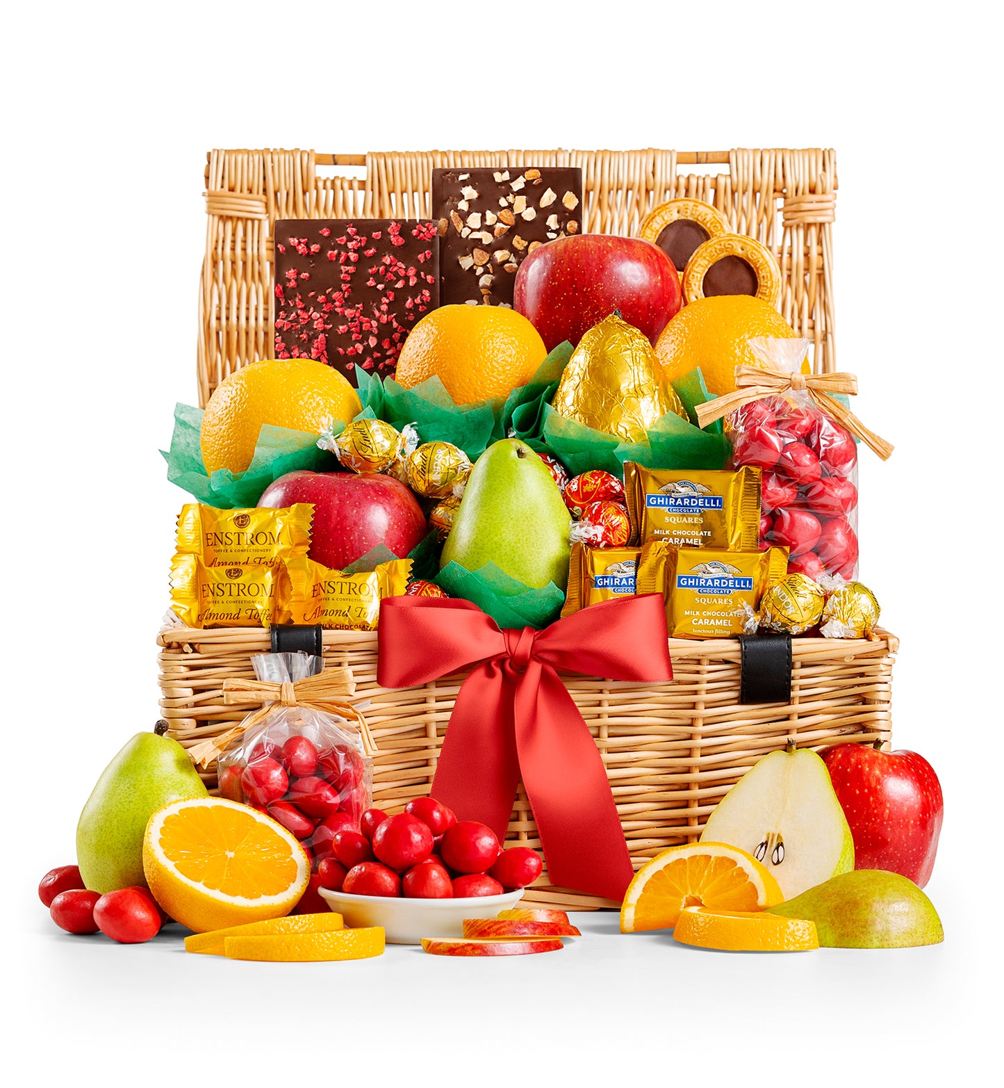 Premium Grade Fruit and Gourmet Chocolates Basket