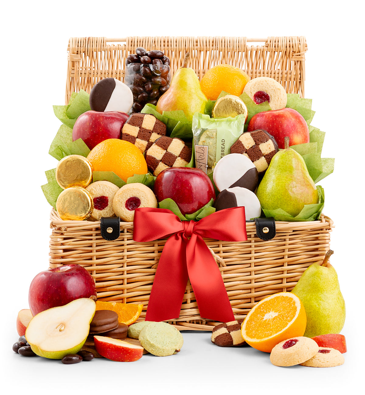 Premium Grade Fruit and Cookies Basket