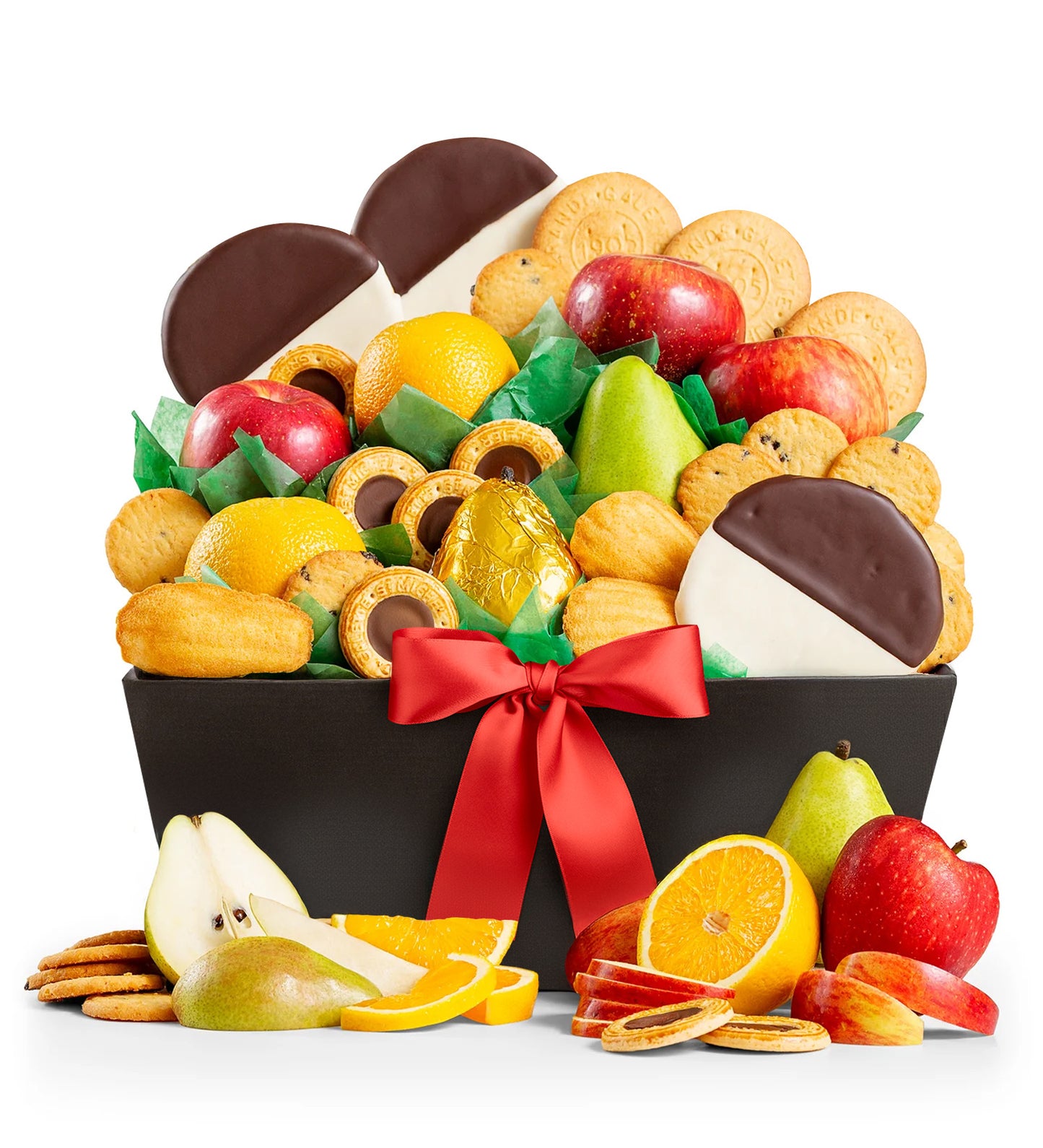 Premium Grade Fruit and Cookies Basket