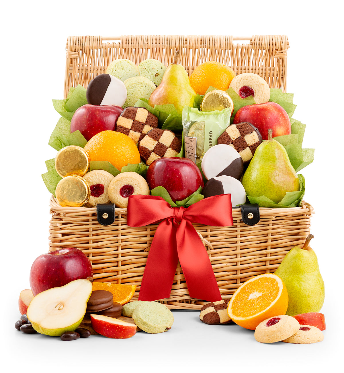 Premium Grade Fruit and Cookies Basket