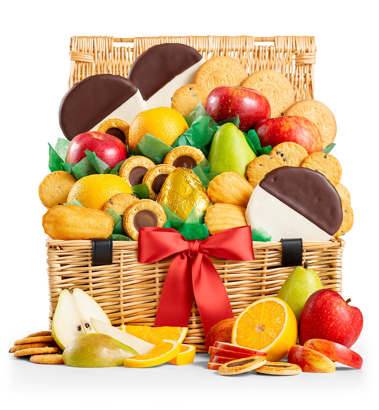Premium Grade Fruit and Cookies Basket – GiftTree
