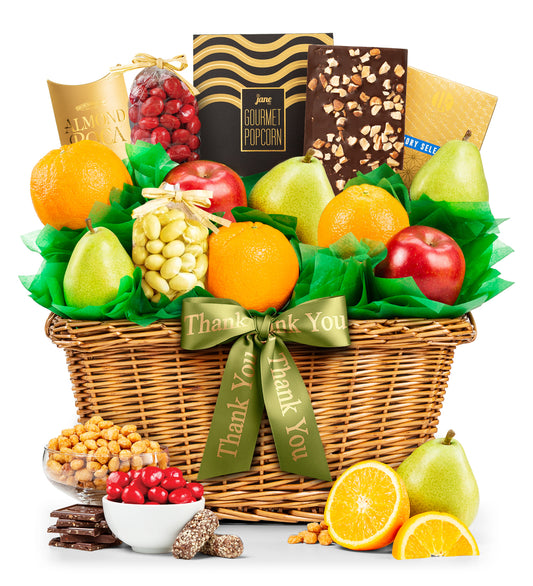 Thank You Five Star Premium Grade Fruit Basket