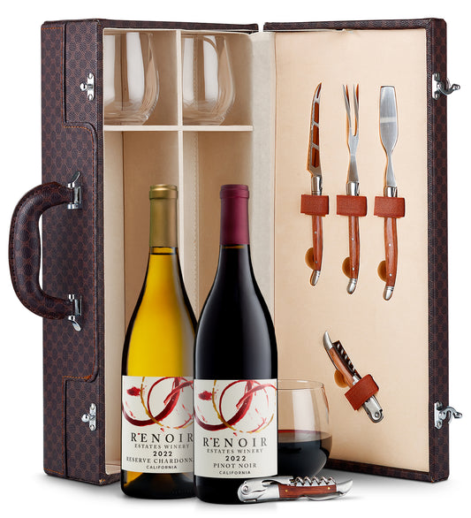 Renoir Estates Tote with Tumblers