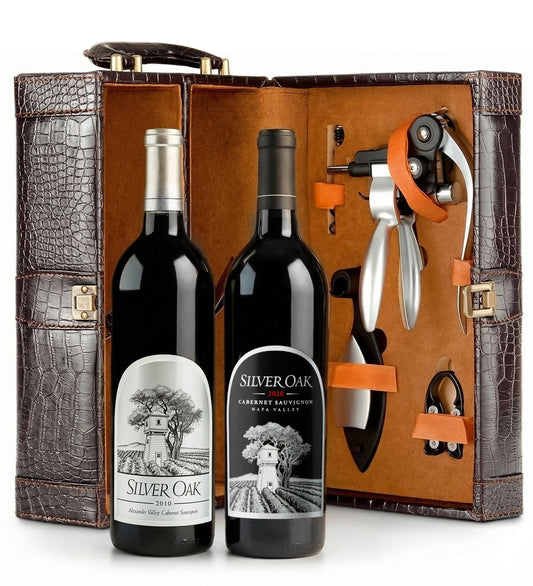 Silver Oak Duo Deluxe Wine Tote