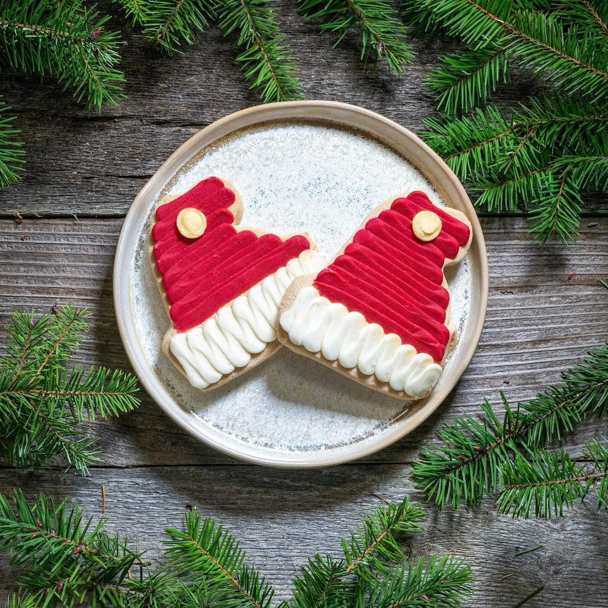 Santa Hat Cookies