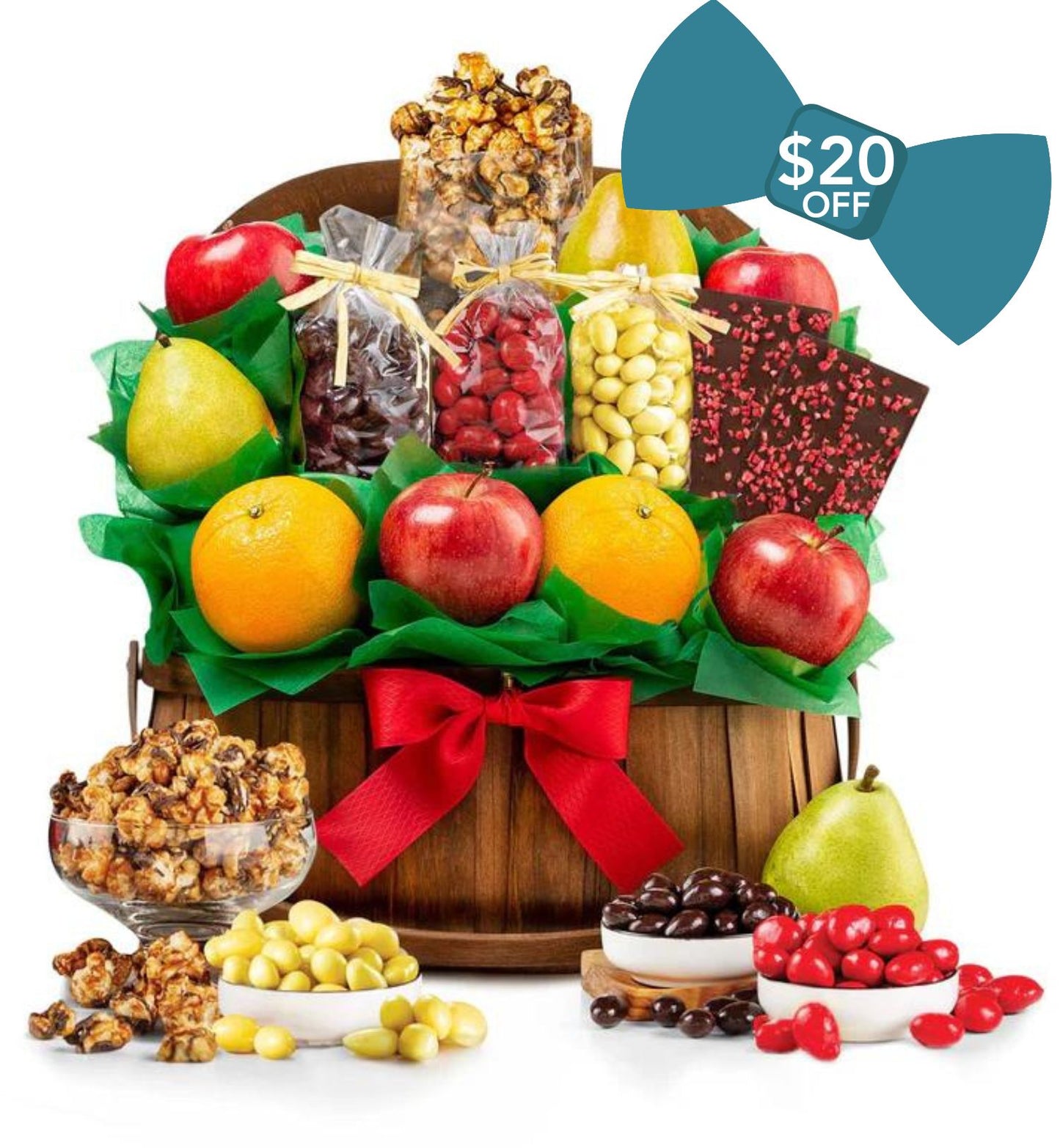 Orchard Fruit and Chocolates Gift Basket