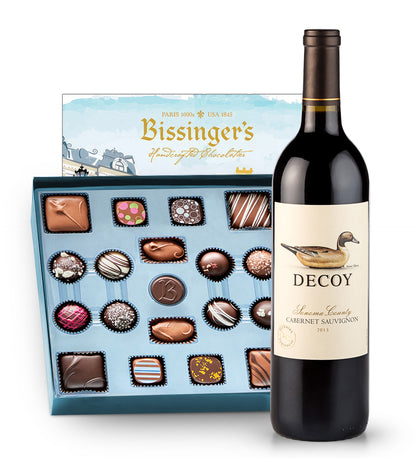 Decoy Cabernet Sauvignon & Bissinger's French Connection Chocolates