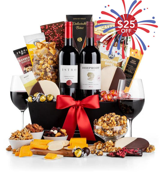 The 5th Avenue Grand Wine Gift Basket on Sale