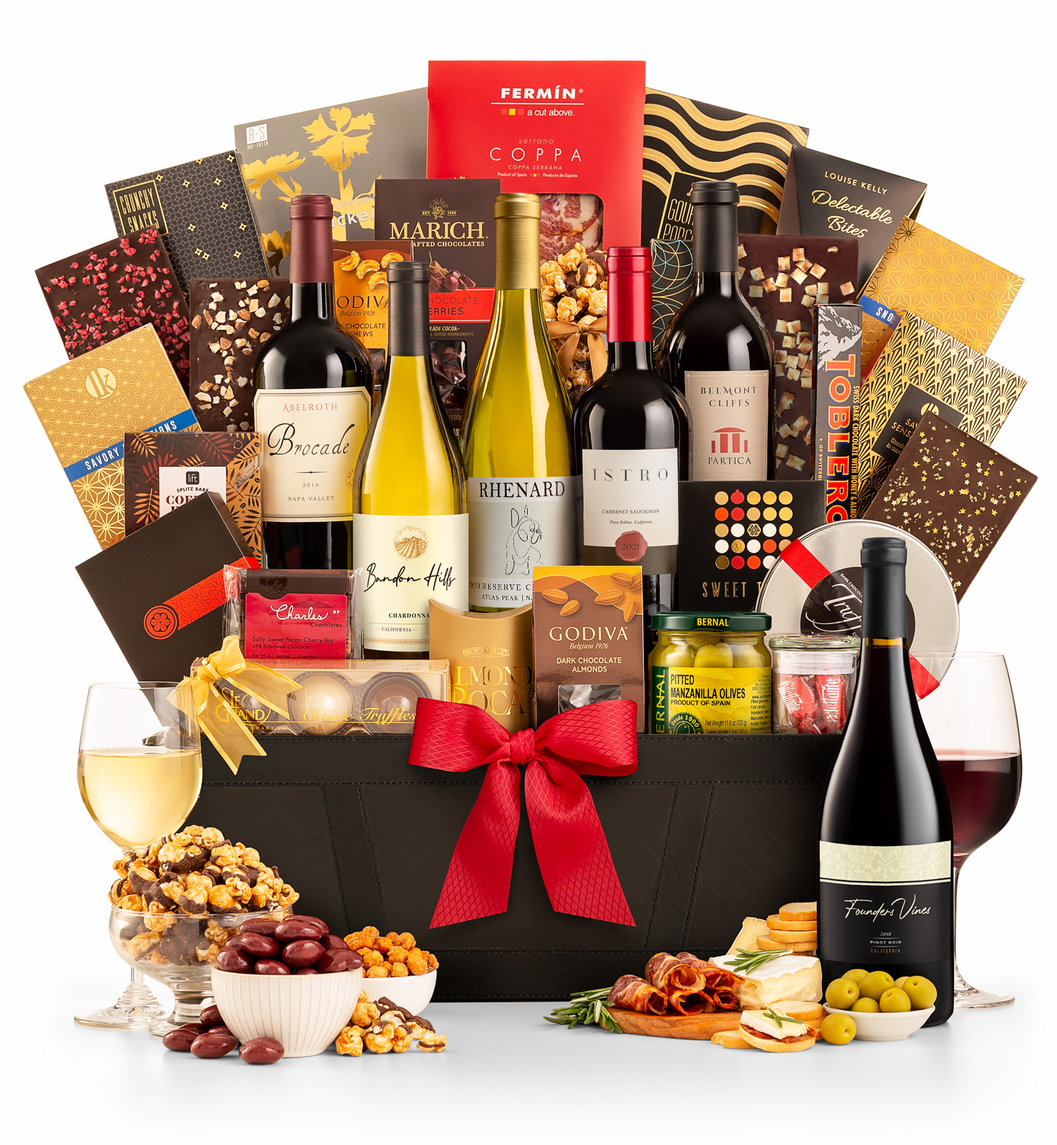 The Red Carpet Wine Gift Basket