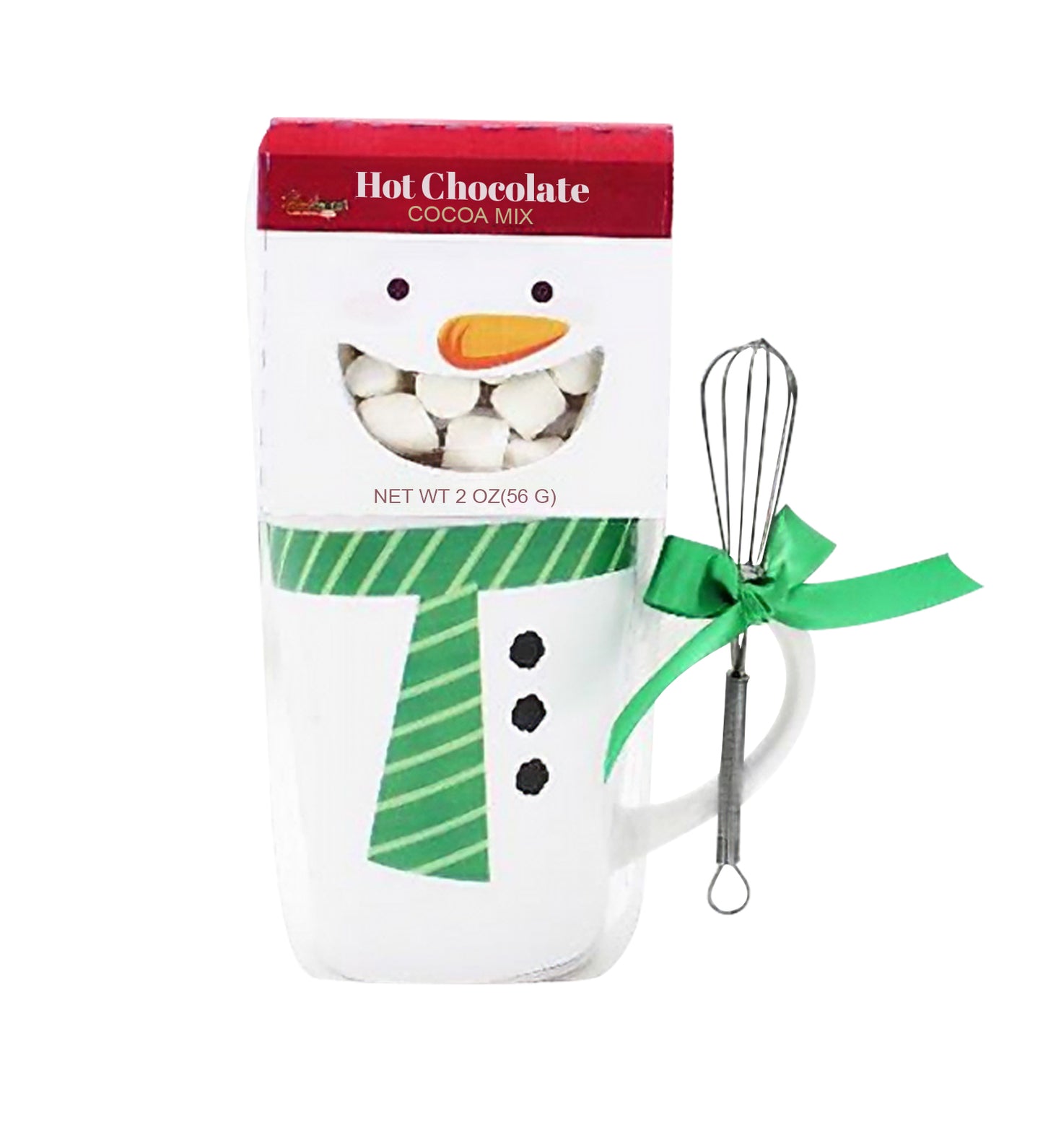 Snowman Mug with Hot Chocolate 