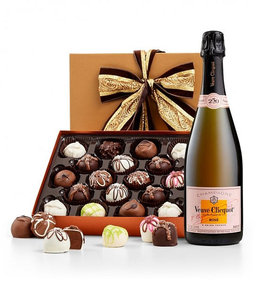 Veuve Clicquot Rose Christmas Gift Box - Buy Online